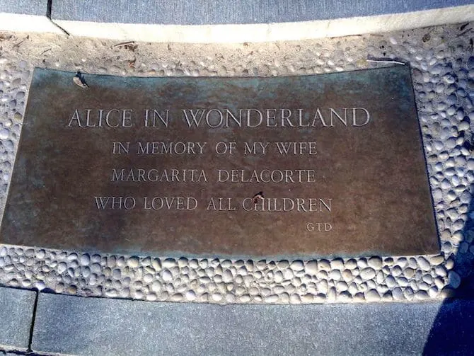 Photo- Alice in Wonderland Statue dedication