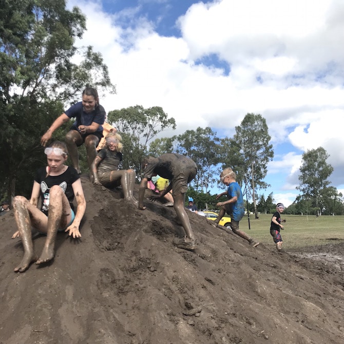 Photo- Mudworld Brisbane - Nature Play QLD mud mountain