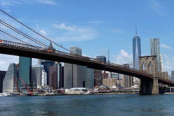 Visit Roam the Gnome Family Travel Directory for MORE SUPER DOOPER FUN ideas for family travel. Search by City. Photo- Brooklyn Bridge Walk Manhattan Tower Brooklyn_Bridge with kids