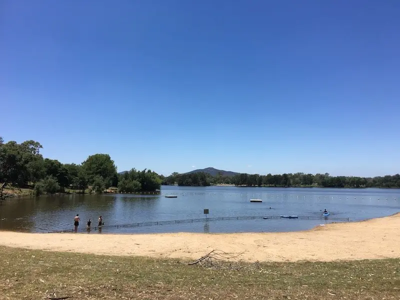 Weston Park Yarralumla Canberra swimming spot for families pic