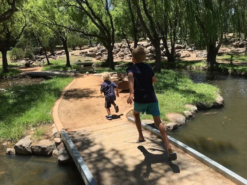 Yarralumla Park Canberra pathways pic