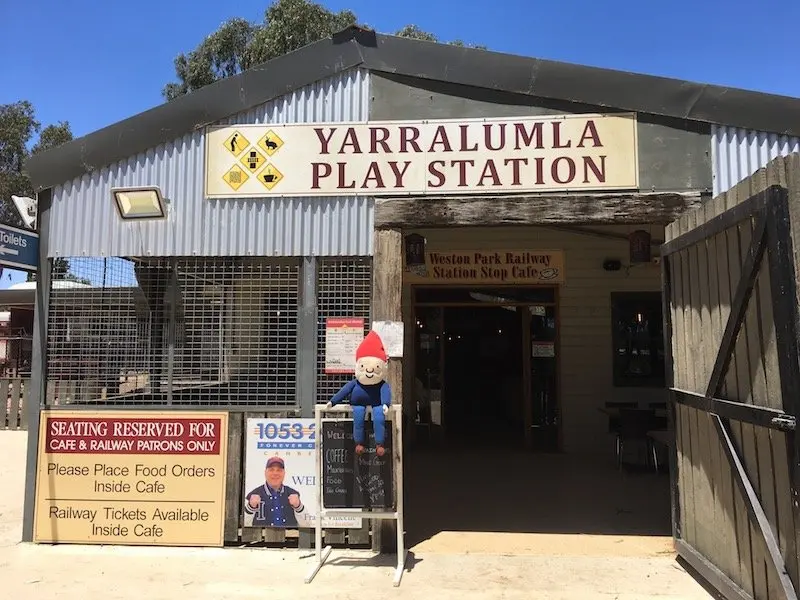 kid friendly cafe canberra - weston park cafe at yarralumla play station pic