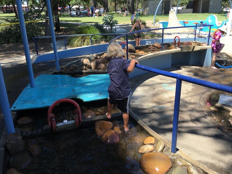 weston park adventure playground water course walk pic