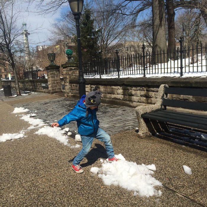 Visit ROAM THE GNOME Family Travel Directory for MORE SUPER DOOPER FUN ideas for family-friendly travel around the world. Search by City. Photo - Vanderbilt Playground Prospect Park Brooklyn snow day