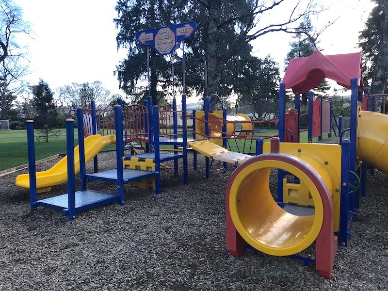 photo - taupo playground fort tunnels