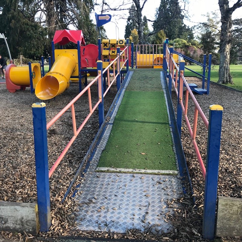 photo - taupo playground walkway