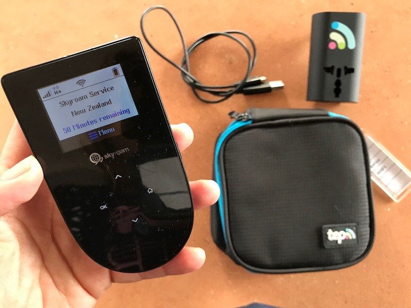 skyroam rental pocket wifi on the go device pic