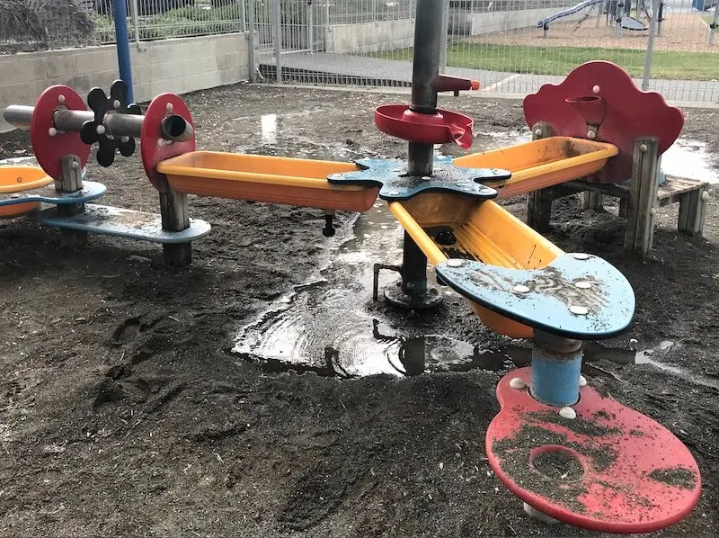 Napier Playground mud play pic