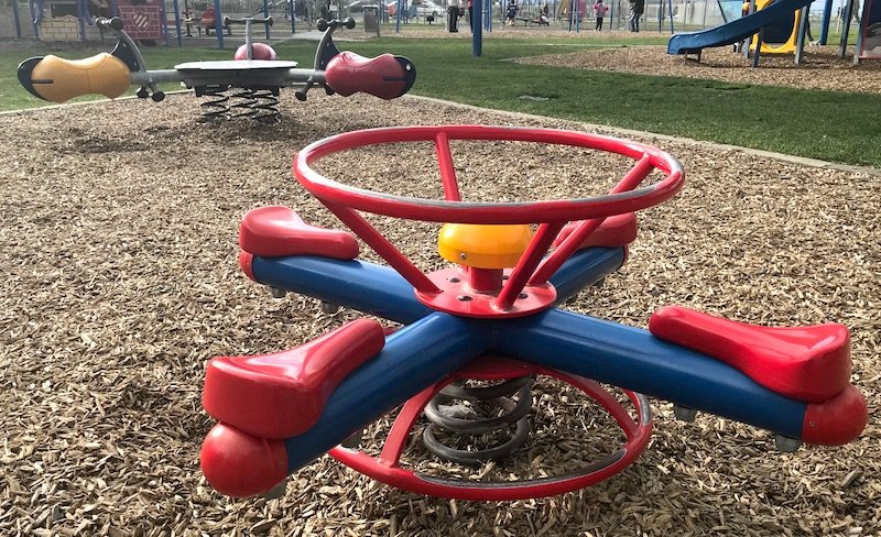Napier Playground seesaw pic