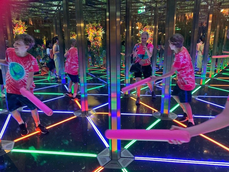 mirror maze at canopy park jewel changi 800 pic