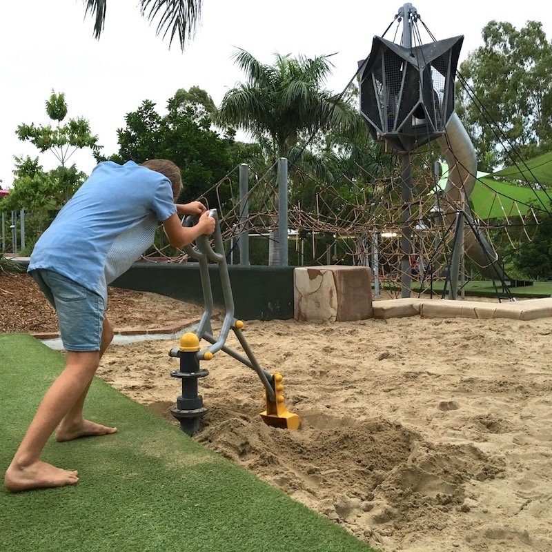 photo - bob gamble park ipswich sandpit