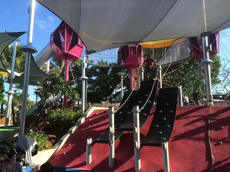 riverside green playground climbing area pic