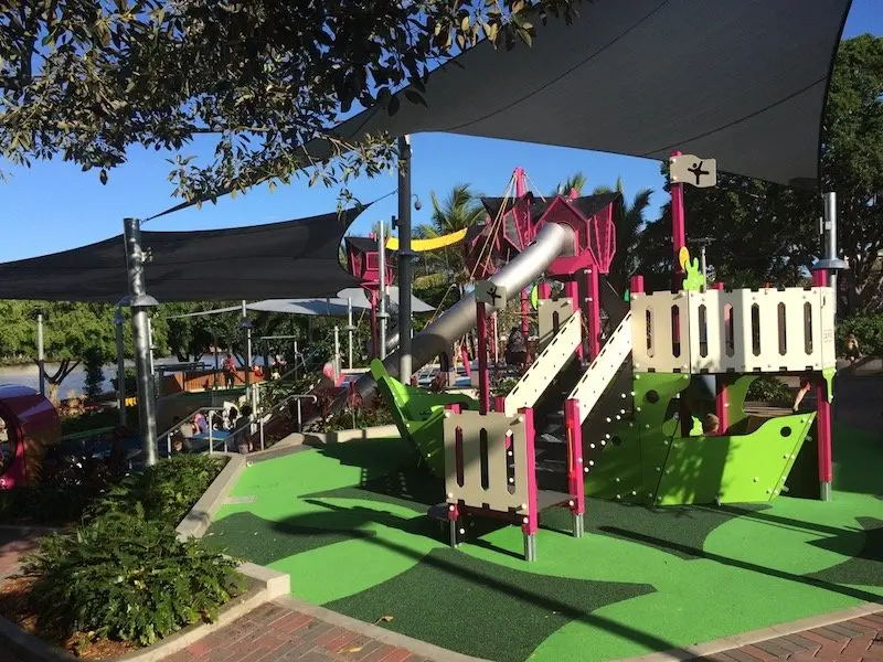southbank riverside green playground for kids pic