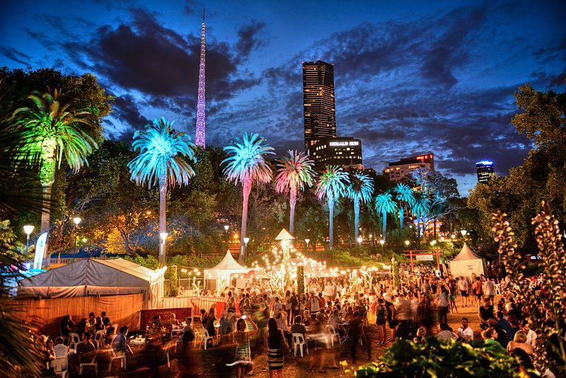 Birrarung Marr Night Noodles Market Melbourne