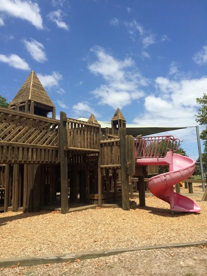 play equipment at Albert Park playground melbourne pic