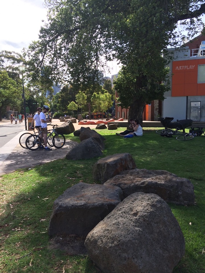 Birrarung Marr park Melbourne Vic pic