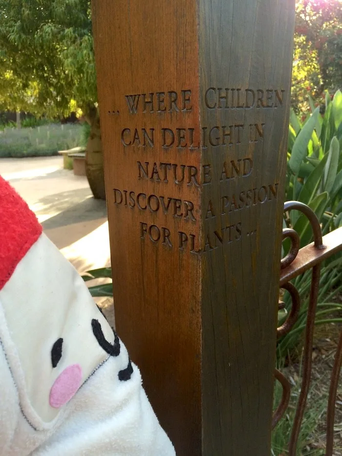 Fun at Ian Potter Childrens Garden Melbourne pic