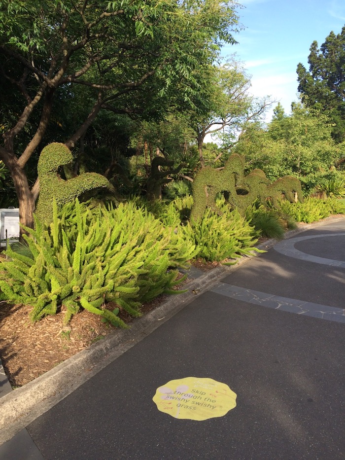 Rock play at Ian Potter Childrens Garden Melbourne pic 