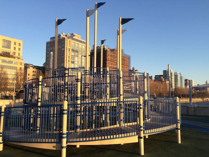 Pier 51 Playground at Hudson River Park . ROAM THE GNOME Family Travel Website. Hundreds of fun ideas and activities to help you plan and book your next family vacation or weekend adventure.