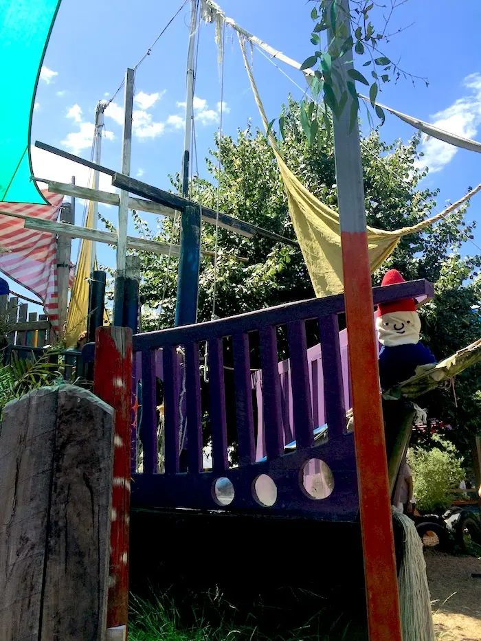 St Kilda Playground Melbourne painted play area pic