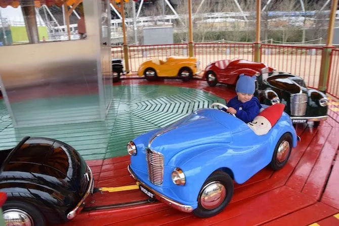 Vintage rides at Adventure Playground Olympic Park . ROAM THE GNOME Family Travel Website.