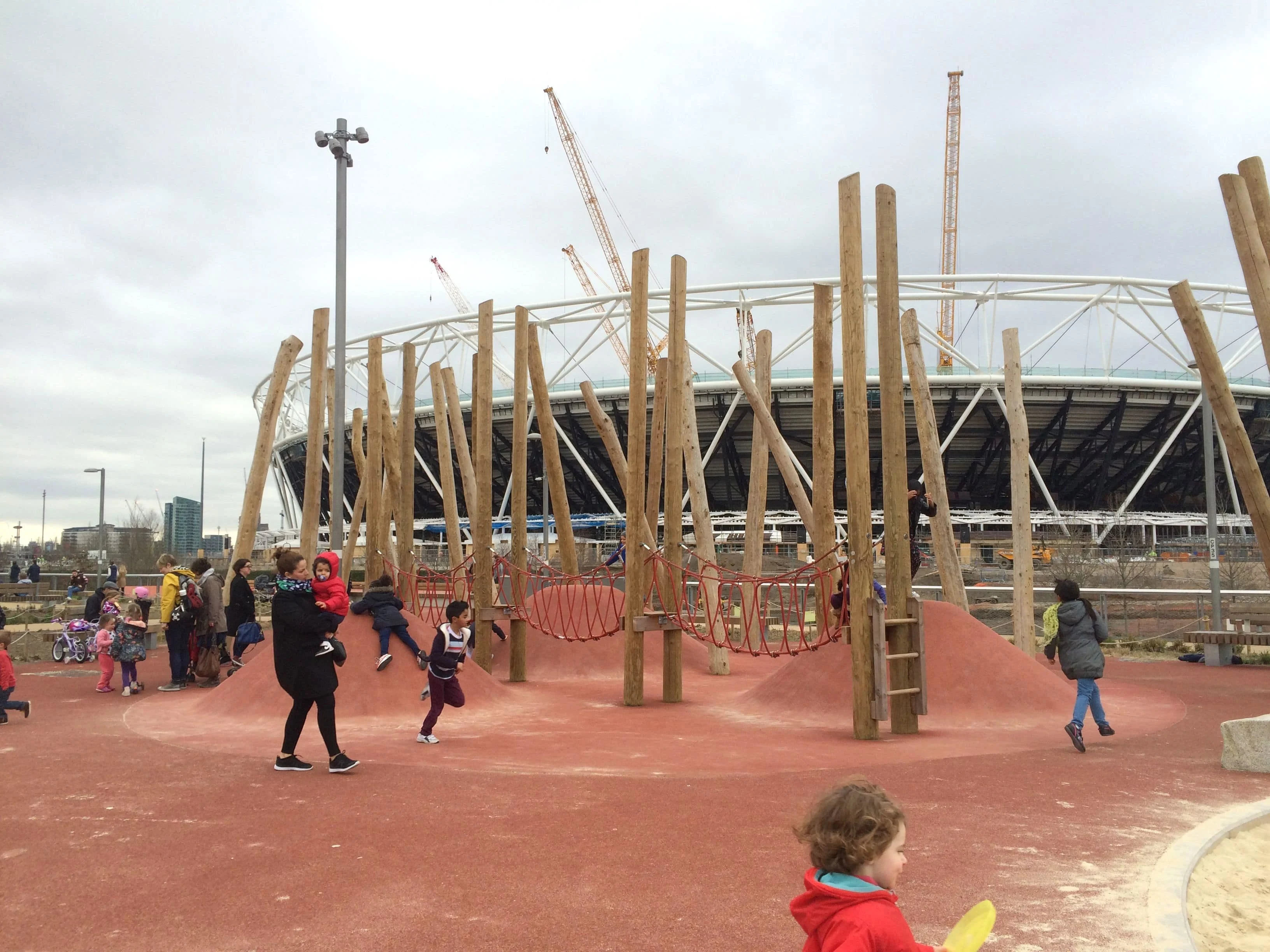 pleasure gardens olympic park playground in london