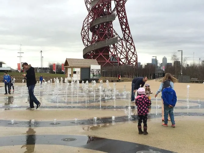 Waterplay at Adventure Playground Olympic Park . ROAM THE GNOME Family Travel Website.