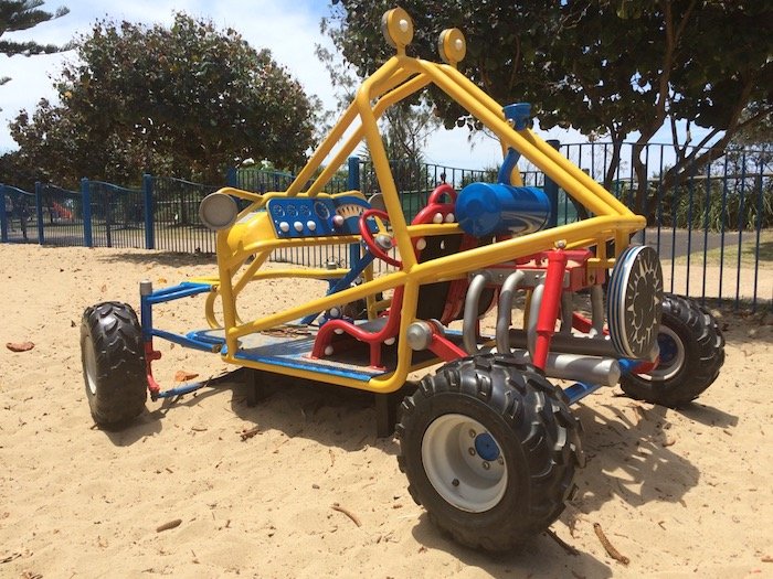 photo - north burleigh playground buggy car