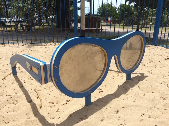 photo - north burleigh playground sunglasses prop
