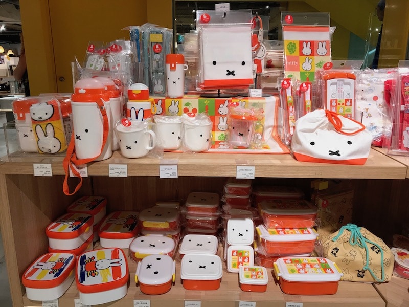 miffy bento boxes at loft shibuya