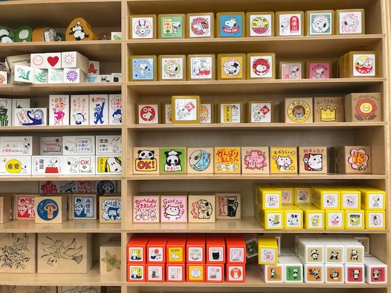 what to buy at tokyu hands- stamps pic