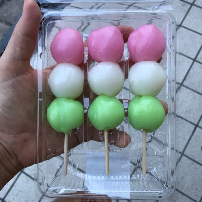 Japanese Convenience Store Food - dango mochi pic