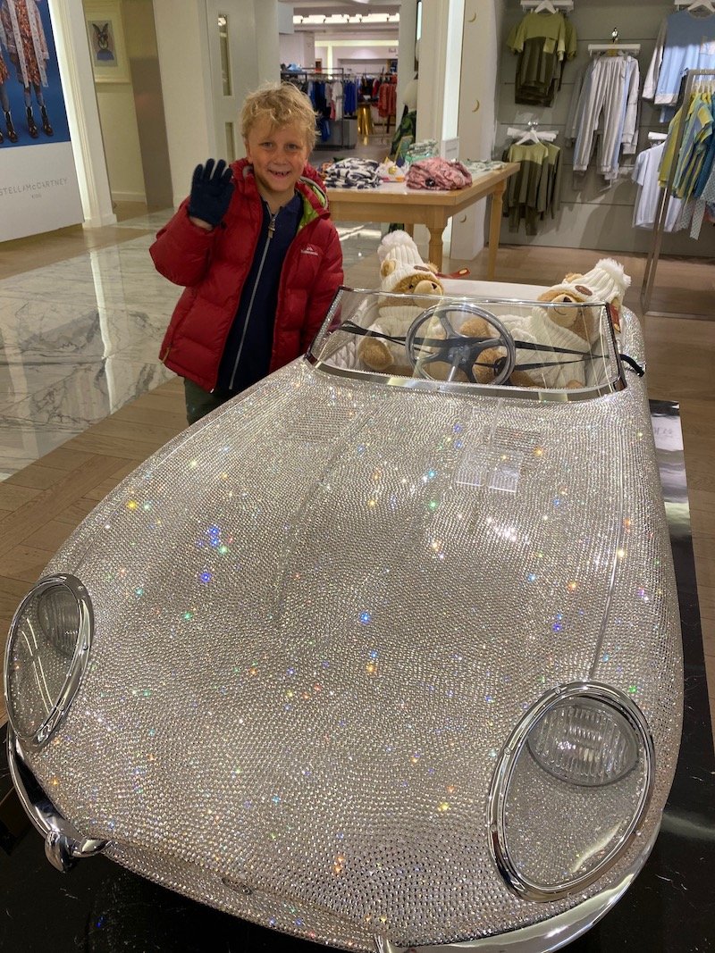 harrods crystal embellished toy car pic