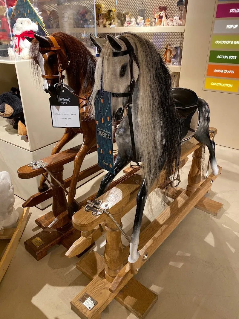 harrods toy store rocking horses