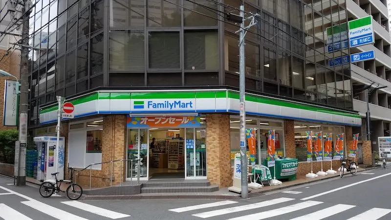 japanese convenience store food shop family mart exterior pic by Lerk