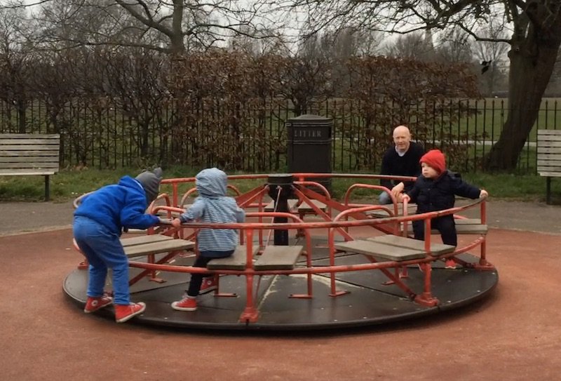 image - Gloucester Gate Playground in Regents Park Merry go round 800