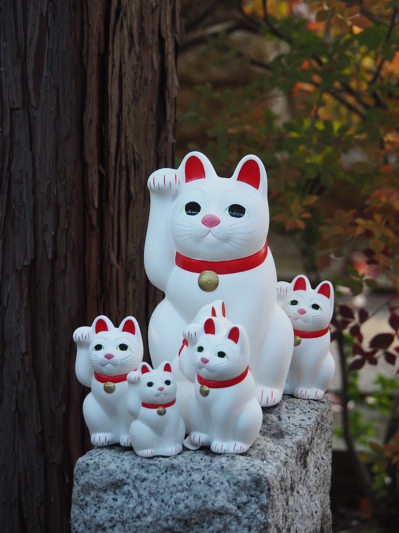 image - cat temple gotokuji tokyo by hotel kaesong