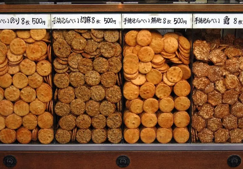 image - japanese senbei crackers asakusa