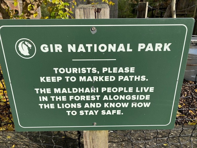 image - london zoo sleepovers UK gir lodge entrance