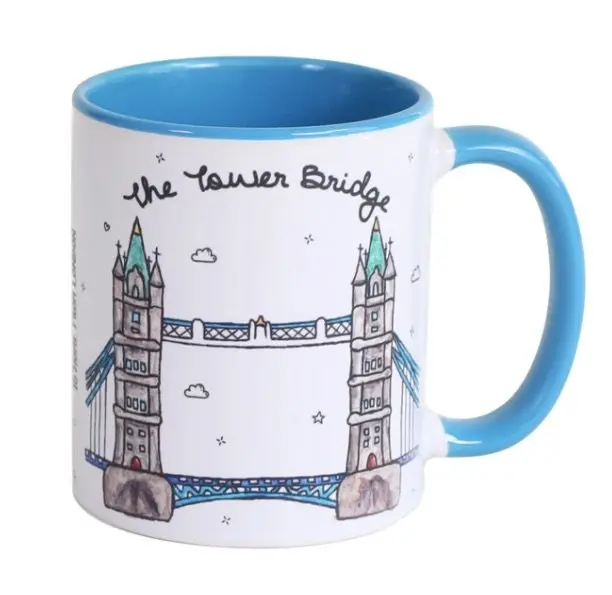 image - tower bridge to home from london mug