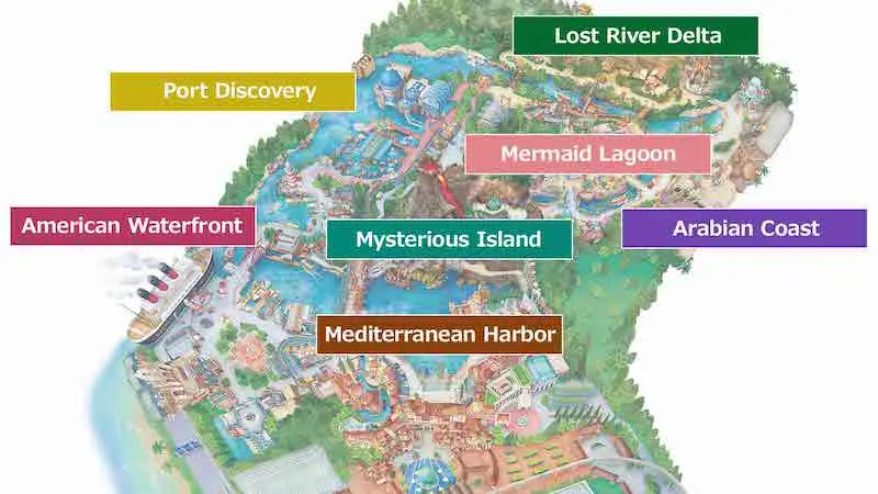 tokyo disneysea map