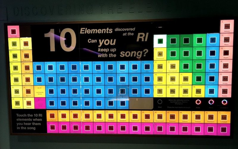 image - elements at the royal institution faraday museum