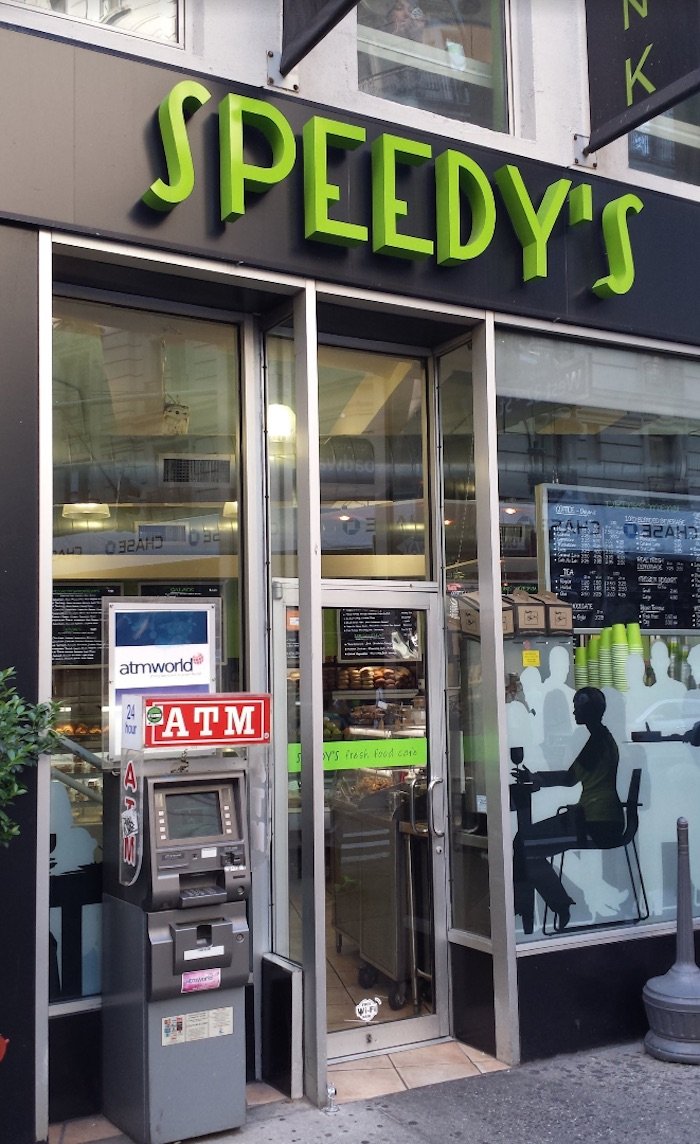 image - speedy's NYC Restaurant front entrance