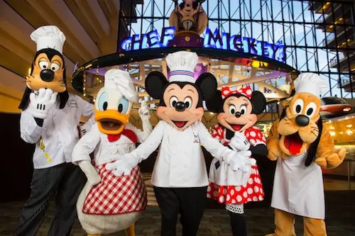 32. S disneyworld chef mickeys 500