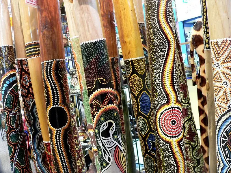 aboriginal didgeridoo pic by bernard spragg