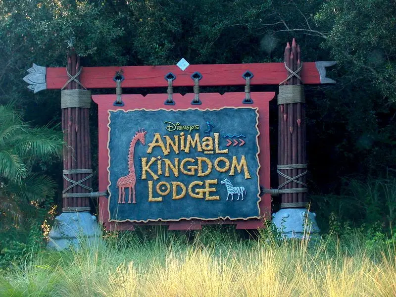 disney's animal kingdom lodge entrance sign by loren javier 