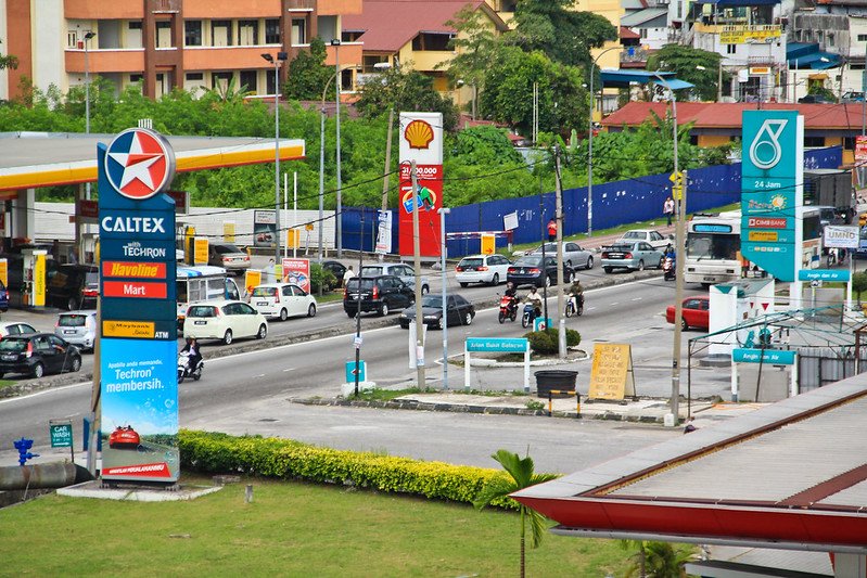 healthy road trip snacks at caltex gas station by sham hardy