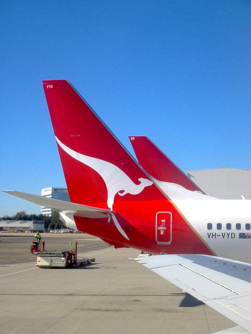 qantas plane by ed g