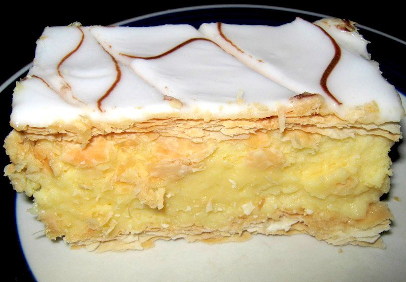 vanilla slice dessert-
