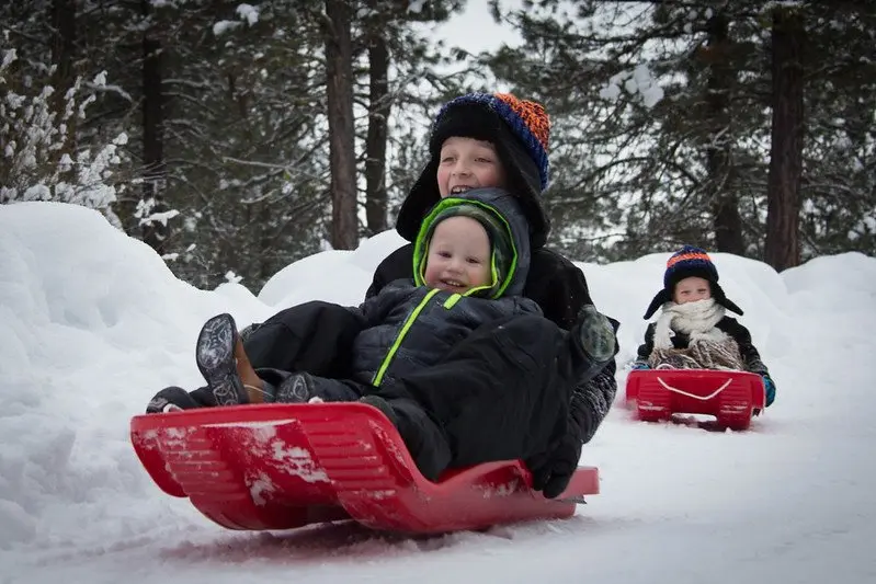 white christmas sledding pic by tyler j bolken